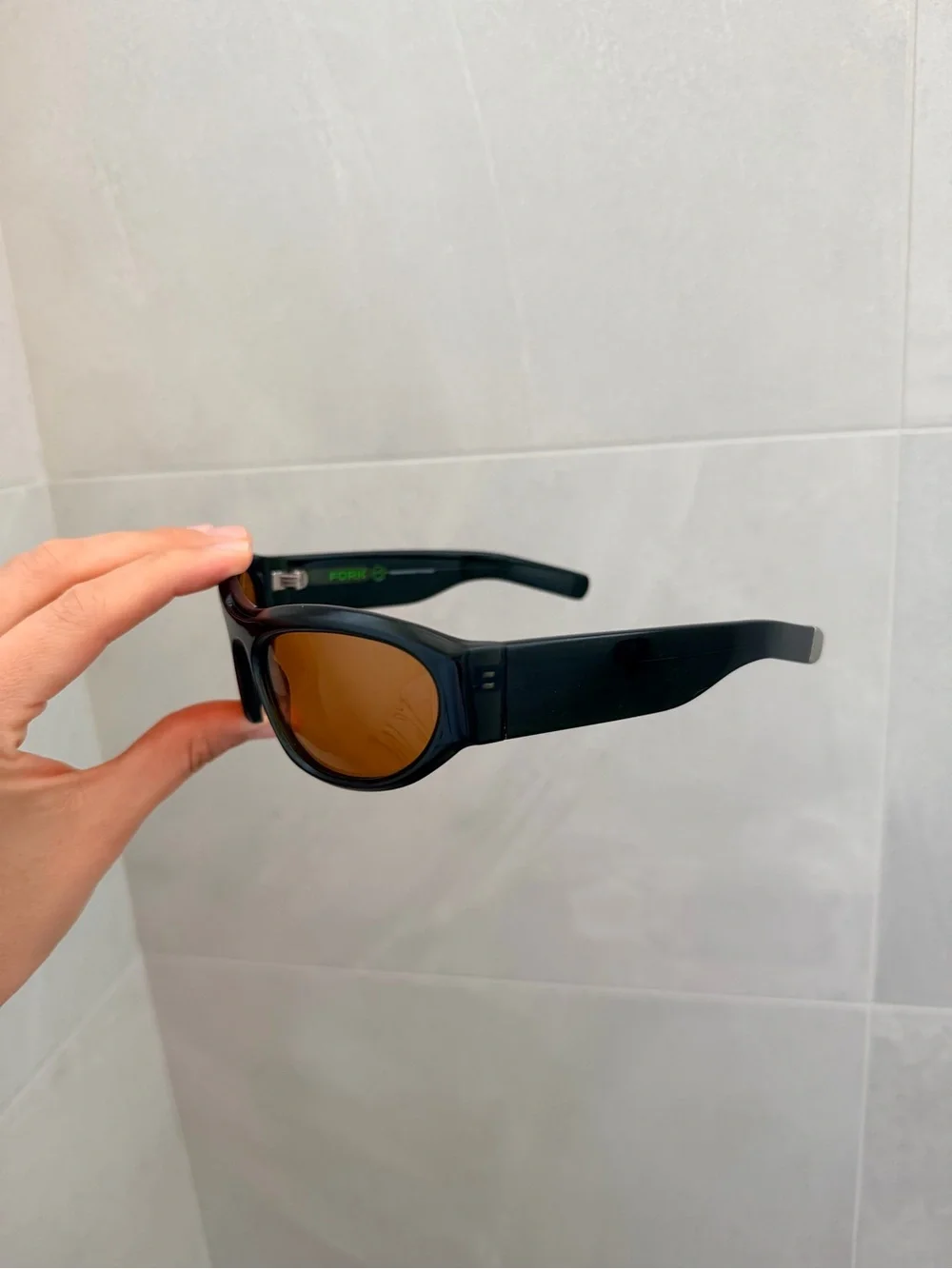 NEW FORK Eyewear Surge FK-16 Sunglasses Green Yellow 60-19-120